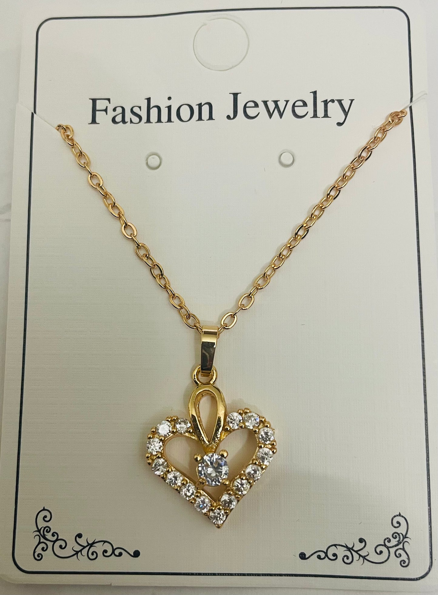 Golden chain with Embedded Pendent