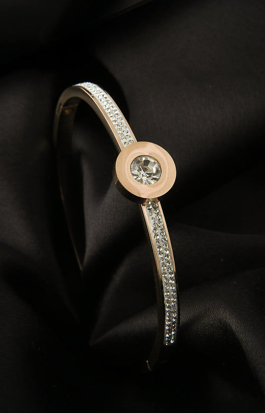 Crystal Orbit Bracelets – Rose Gold Finish