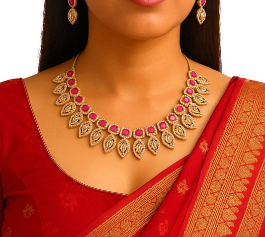 Krinish Micro Plated Diamond Set Collection – Sparkle Meets Sophistication